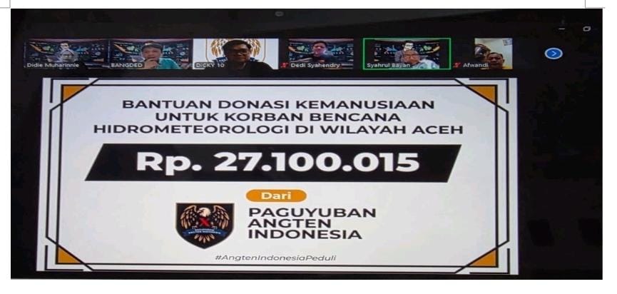 ANGTEN INDONESIA BANTU KORBAN BENCANA DI SUMATERA